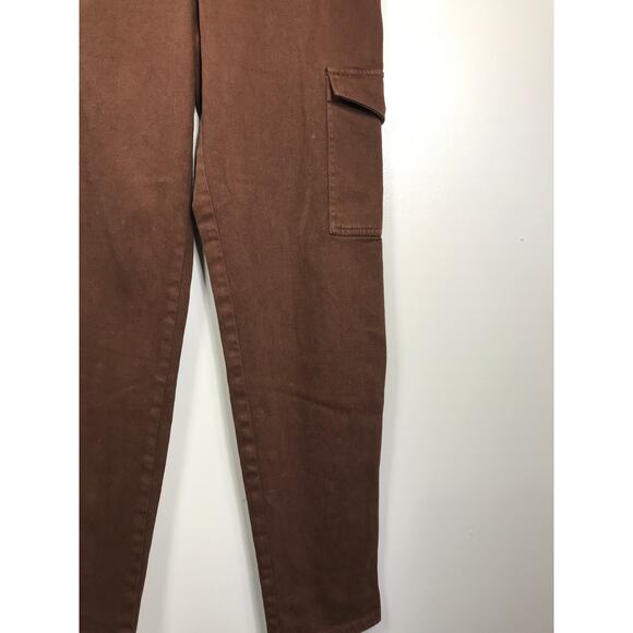 Wilfred Free Aritzia Brown Modern Cargo Pants 6 Utility Pockets Cooler Weather - Picture 4 of 14